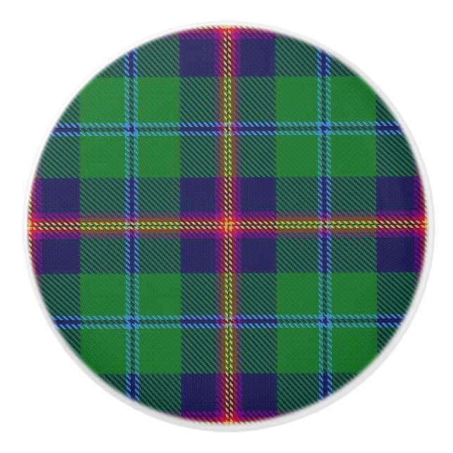Pläd för Tartan för skotsk praktklan ung Knopp (Framsidan)
