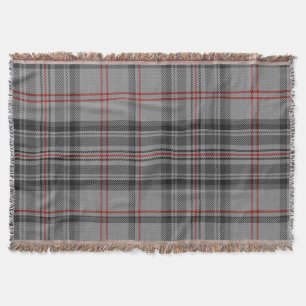 Pläd för Tartan för Taupegråttsvart röd jätt Mysfilt