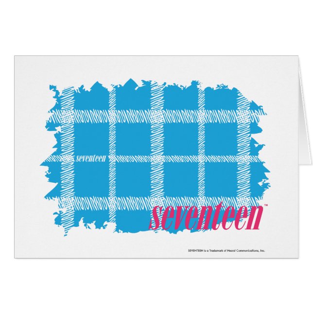 PlädAqua 4 Hälsningskort (Framsidan Horizontal)