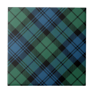 Plade Grönt Rustic Farmhouse Campbell Tartan Kakelplatta