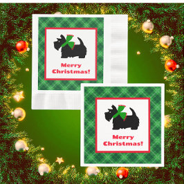 Plade Scotty Hund God jul Gift Ideas Pappersservett