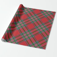 Plade Tartan Klan MacBean Grönt Mönster