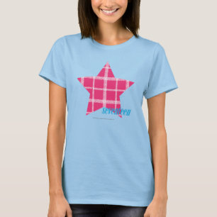 Plädmagenta 3 tee shirt