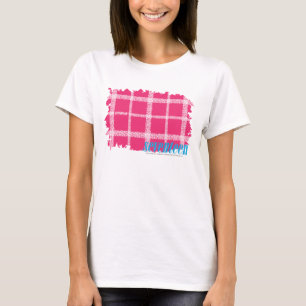 Plädmagenta 4 t shirt