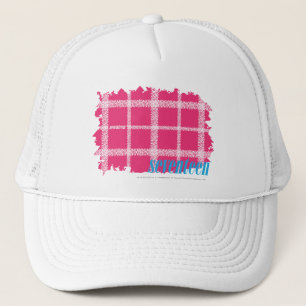 Plädmagenta 4 truckerkeps