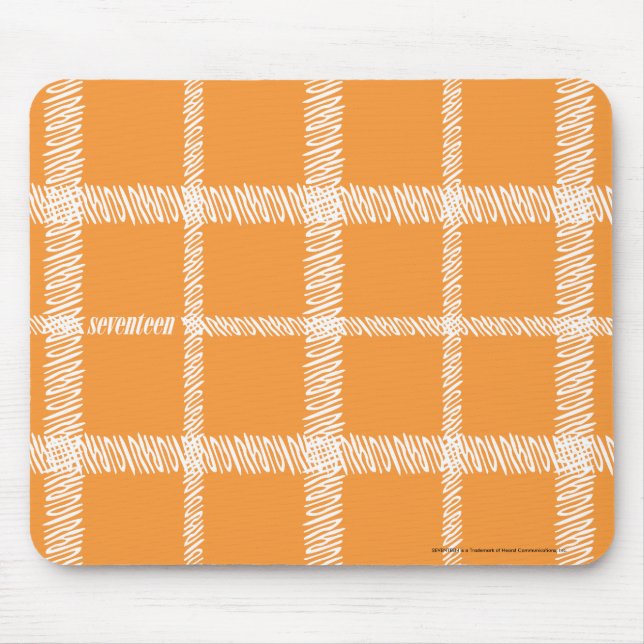 Plädorange Musmatta (Framsidan)
