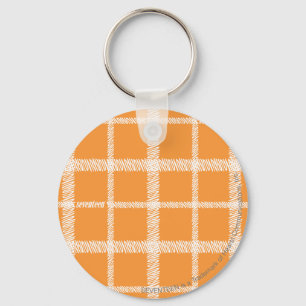 Plädorange Nyckelring
