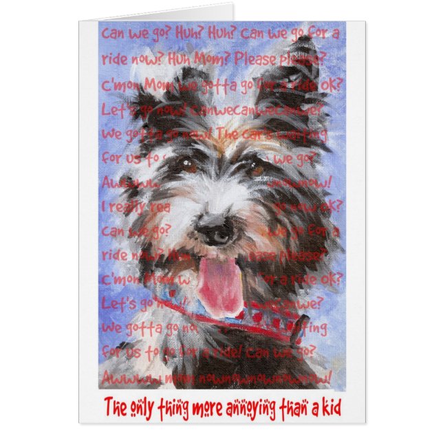 Plågan Hälsningskort (Framsidan)