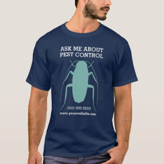 Plågan kontrollerar advertizing t shirt