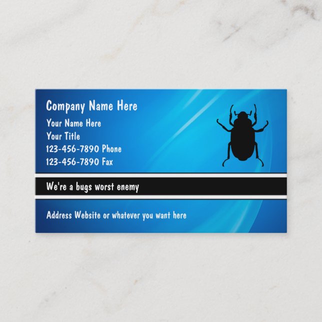 Plågan kontrollerar visitkortar visitkort (Framsida)