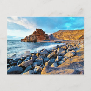 Plage de El Golfo Plages de Lanzarote Espagne Vykort