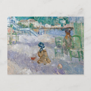 Plage De Nice   Berthe Morisot Vykort