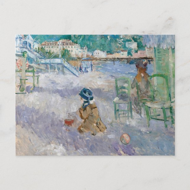 Plage De Nice | Berthe Morisot Vykort (Framsida)
