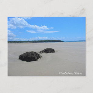 PLAGE DE TELGRUC SOR MER BRETAGNE FRANKRIKE VYKORT