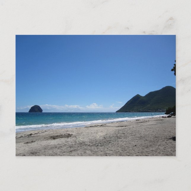 Plage du Diamant - Martinique, F.W.I. Vykort (Framsida)