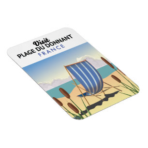 Plage du Donnant Frankrike Magnet