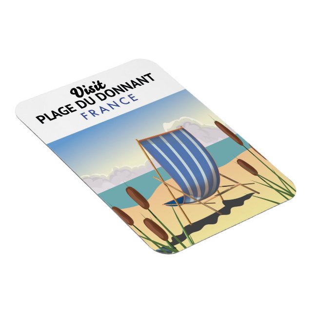 Plage du Donnant Frankrike Magnet (Högersidan)