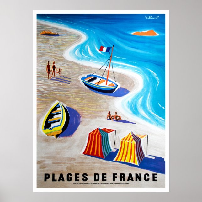 Plages de Frankrike Poster (Framsidan)
