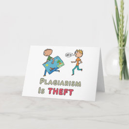 Plagiat är stöld kort