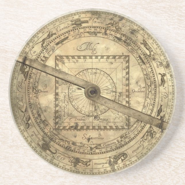 Plagogo forntidar Coastrolabe Underlägg (Framsidan)