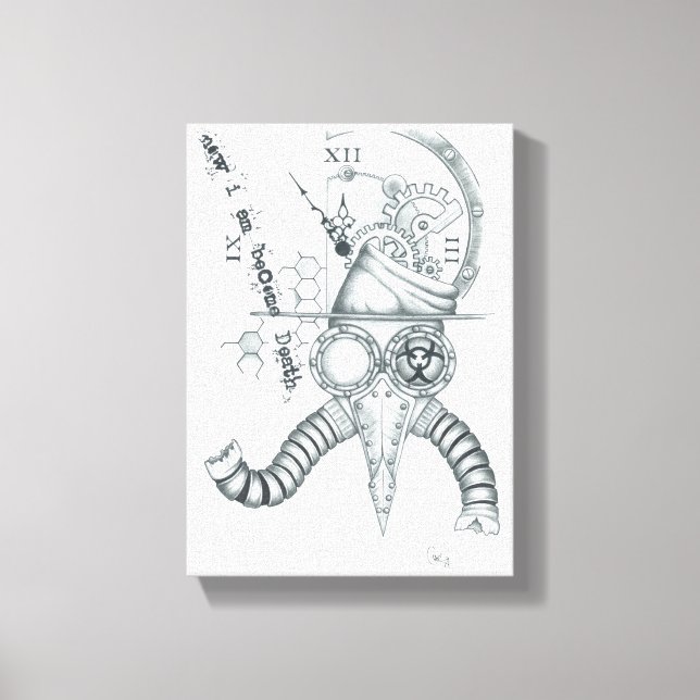 Plague Doktor Canvastryck (Framsida)