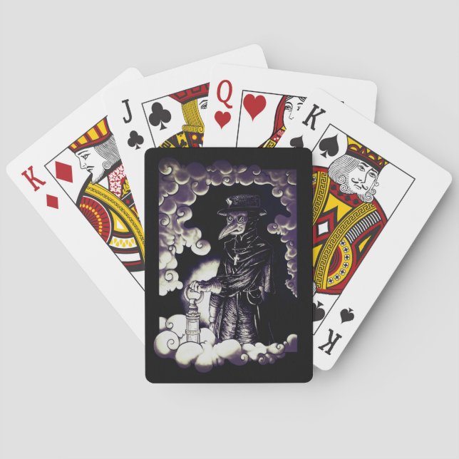 Plague Doktor Casinokort (Baksidan)