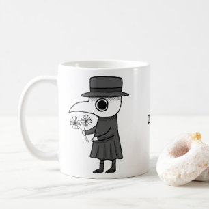 Plague Doktor Funny Medieval Goth Älskare-gåva Kaffemugg
