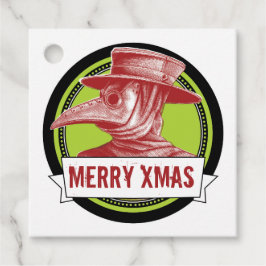 Plague Doktor Gift Märkre Red jul Gåvor Etiketter