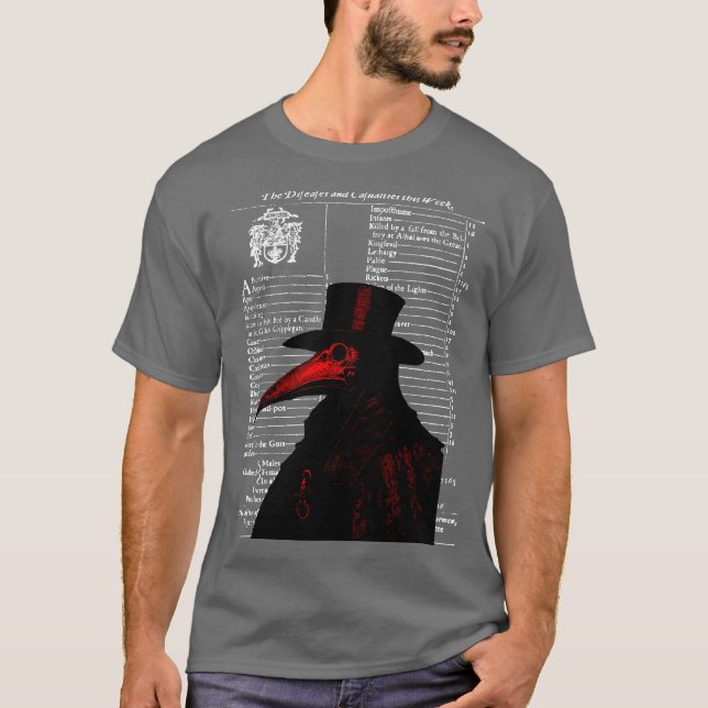 Plague Doktor I T Shirt (Framsida)