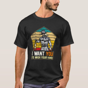 Plague Doktor, jag vill att du tvättar händer T Shirt