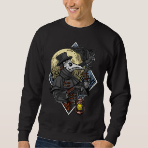 Plague Doktor Lång Ärmad Tröja