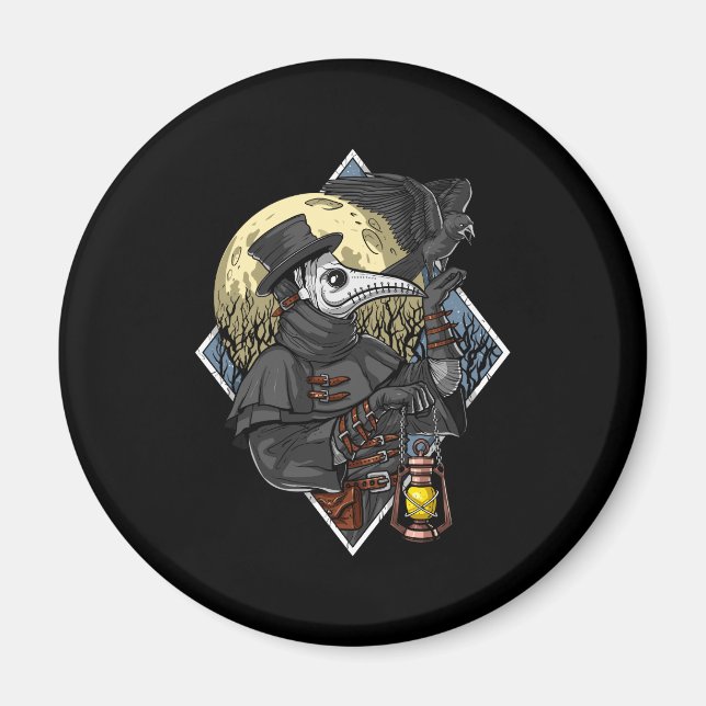 Plague Doktor Magnet (Framsidan)