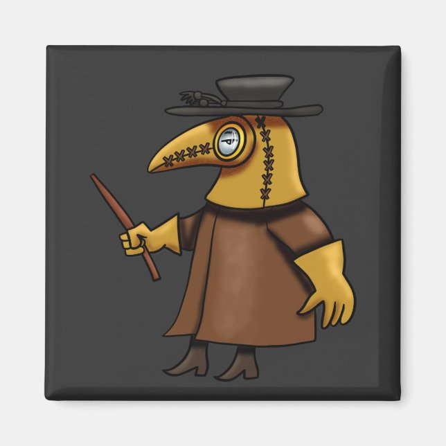 Plague Doktor Magnet (Framsidan)