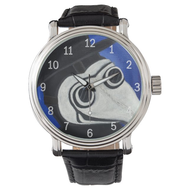 Plague Doktor Mask Armbandsur (Framsida)