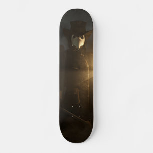 Plague Doktor Mini Skateboard Bräda 18,5 Cm