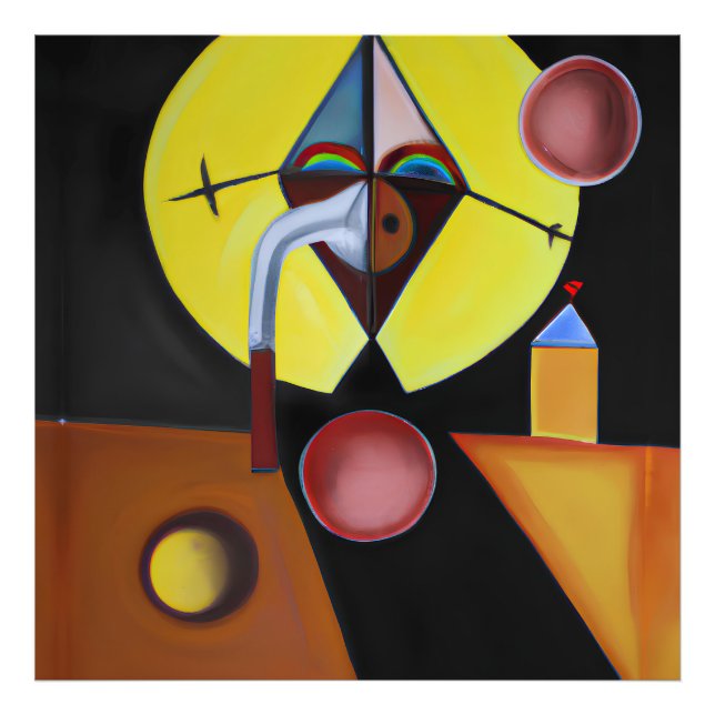 Plague Doktor - Oljemålningen Fototryck (Framsidan)