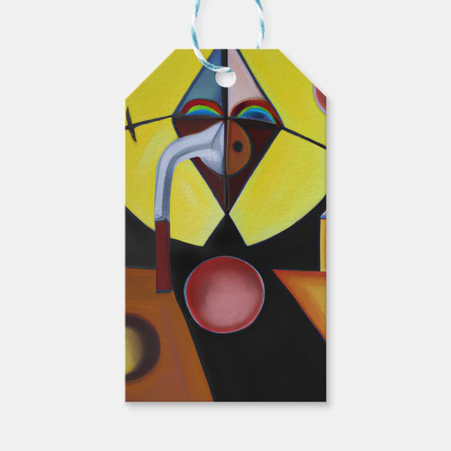 Plague Doktor - Oljemålningen Presentetikett (Framsidan)