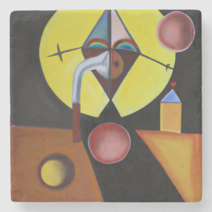 Plague Doktor - Oljemålningen Stenunderlägg