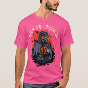 Plague Doktor Open For Business Plague Doktor T Shirt