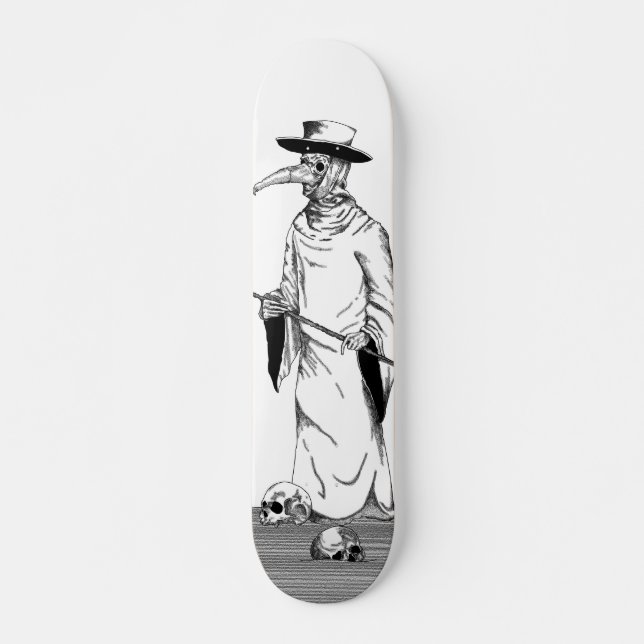 Plague Doktor - Skateboard Design (Framsida)