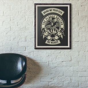 Plague Doktor Vintage Poster