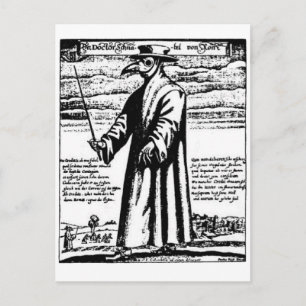 Plague Doktor. Vykort