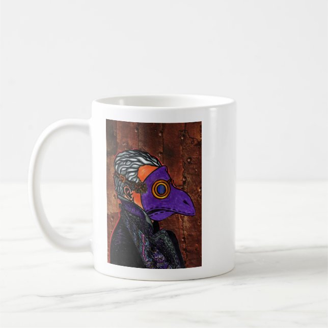 Plague Doktor Zendula Coffee Mugg (Vänster)
