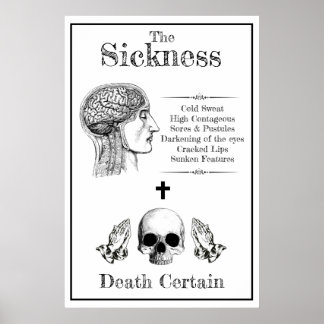 Plague Halloween-proppar Poster