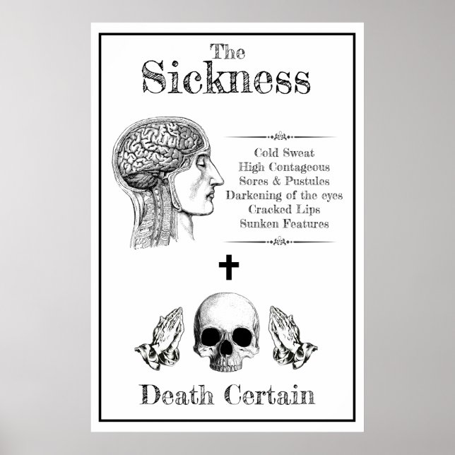 Plague Halloween-proppar Poster (Framsidan)