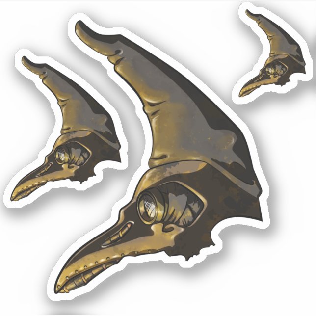 Plague-mask Klistermärken (Framsida)