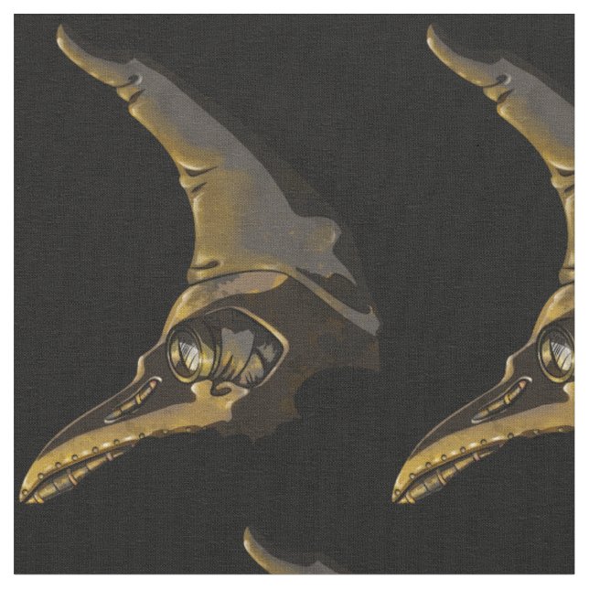 Plague-mask Tyg (Närbild)