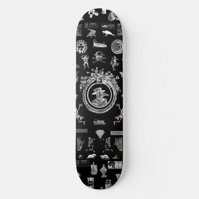 Plague Mini Skateboard Bräda 18,5 Cm (Framsida)