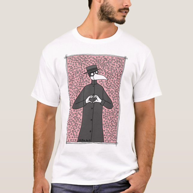 Plague Plague kärlek Pastel Goth Creepy Cute T Shirt (Framsida)