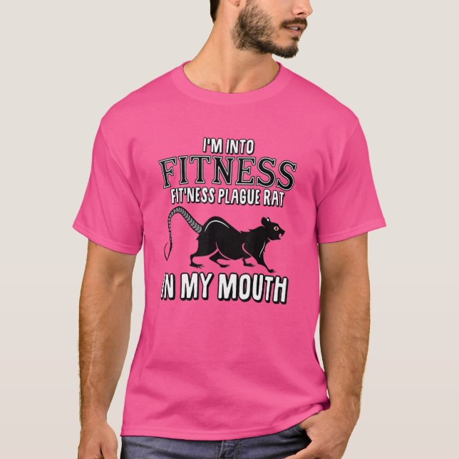 Plague Råtta Sarkastic Odely Specific Konstig Offe T Shirt (Framsida)